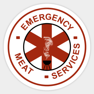 Emergency Meat Service Sticker